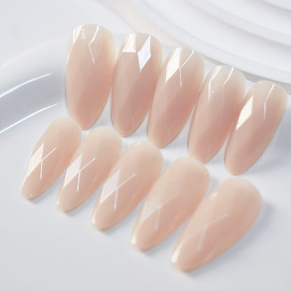 Diamantförmige Glänzende Nail Extensions Brehn