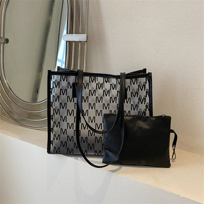Transparente Strukturierte Tote-Handtasche