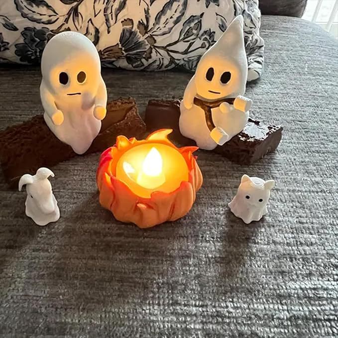 Kreatives Ghost Campfire Figuren Set Brehn