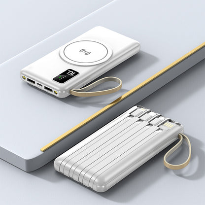 Kabellose Powerbank mit Integrierter Ladestation Brehn