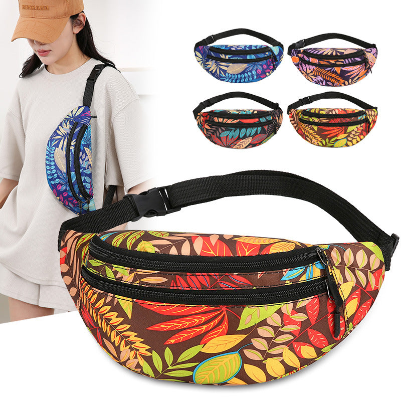Blumenmuster Utility Gürteltasche Brehn
