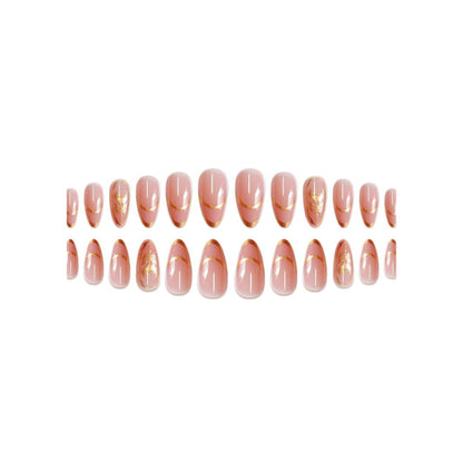 Elegante florale Acryl-Nagelverzierungen Brehn