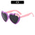 Herzförmige Sonnenbrille