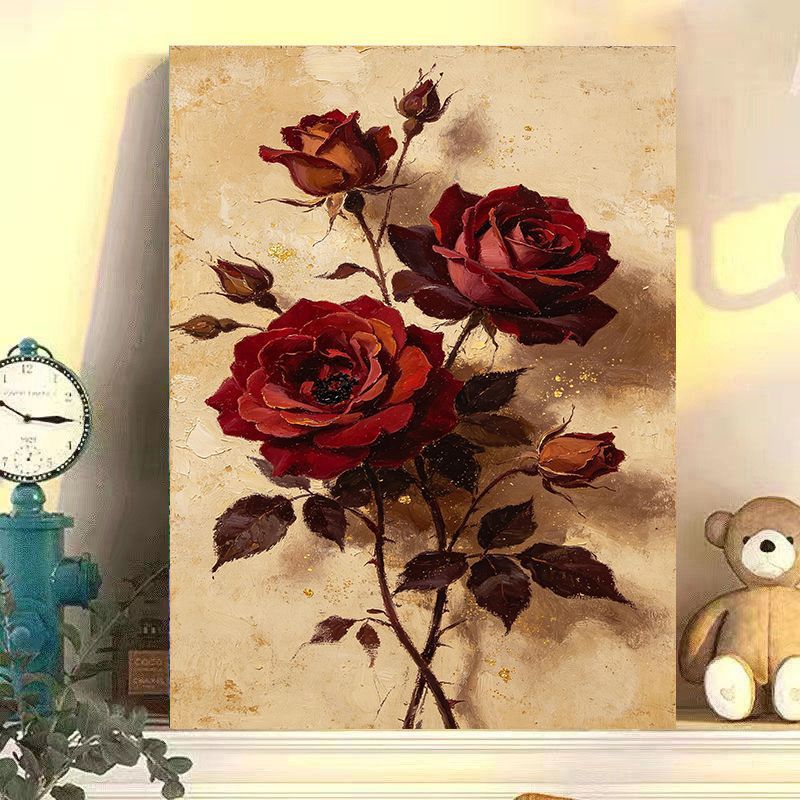 Vintage Floral Leinwandkunst Brehn