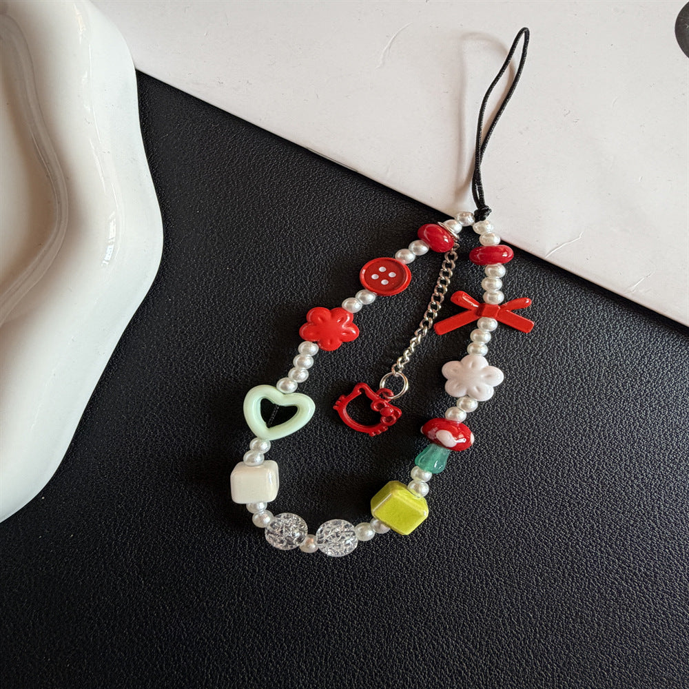 Verspielt Bead Charm Handy Lanyard Brehn 1790135330