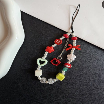 Verspielt Bead Charm Handy Lanyard Brehn 1790135330
