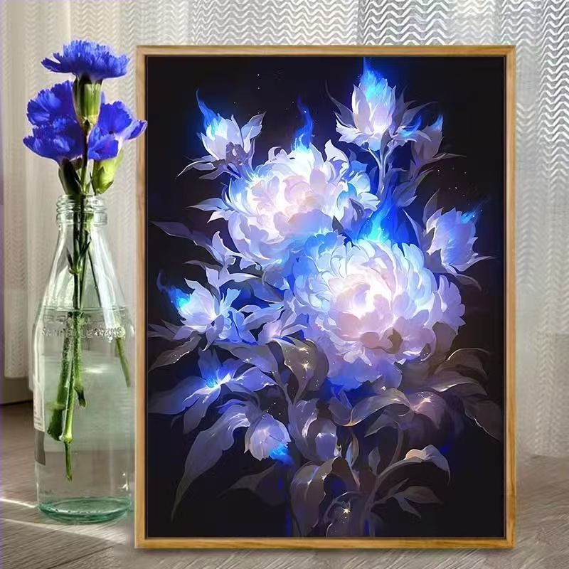 Florale Fantasie Illustrationskunstdruck Brehn