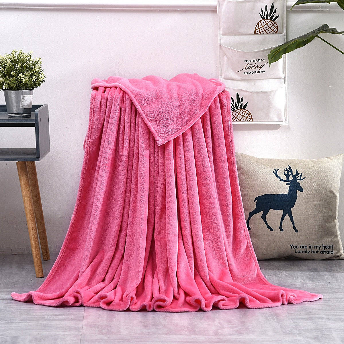Plüsch übergroße Kapuzenfleece-Decke