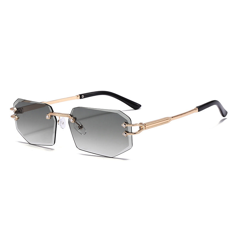 Damen modische Sonnenbrille mit elegantem achteckigem Rahmen Brehn
