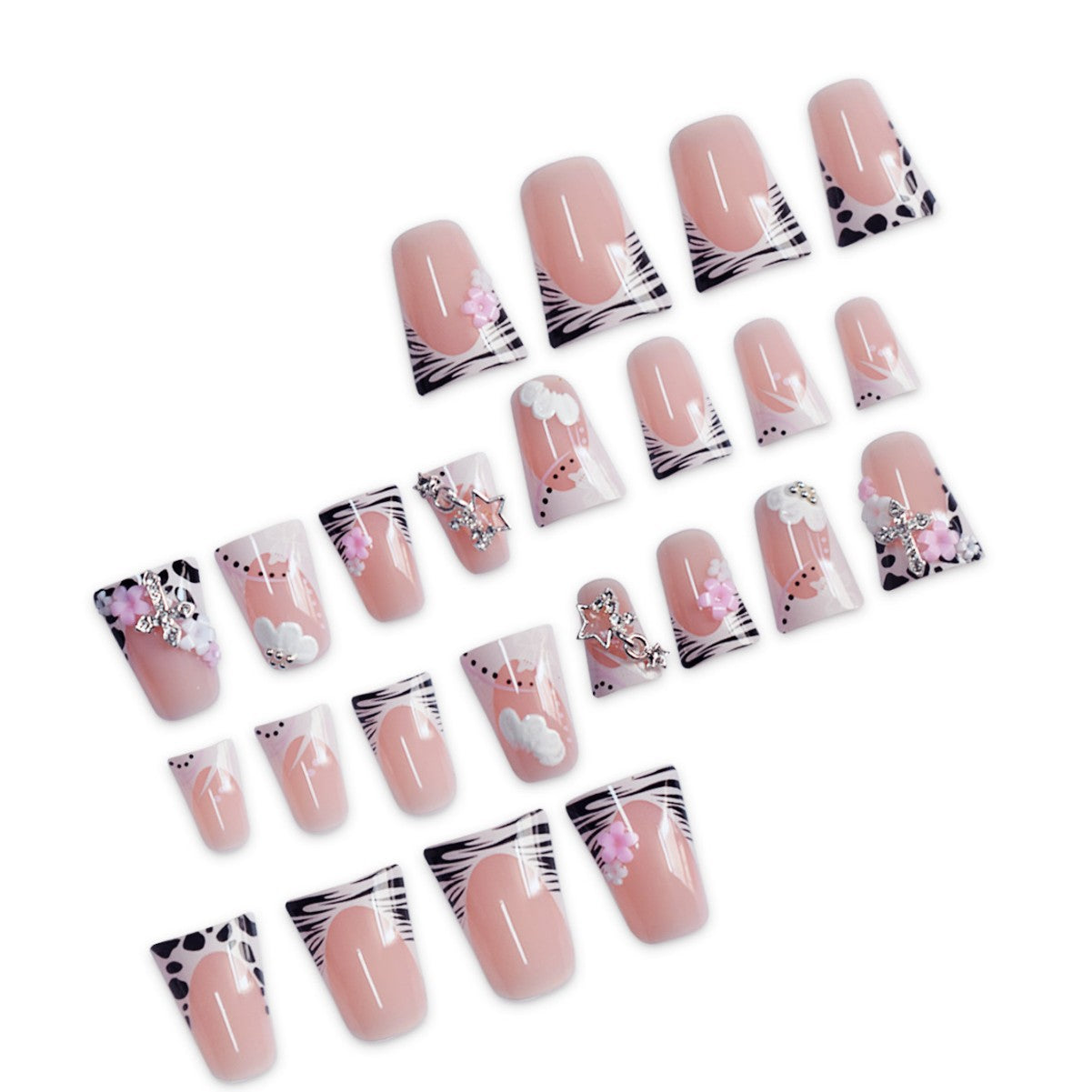 Dekorative Acryl-Nagelerweiterungen Brehn