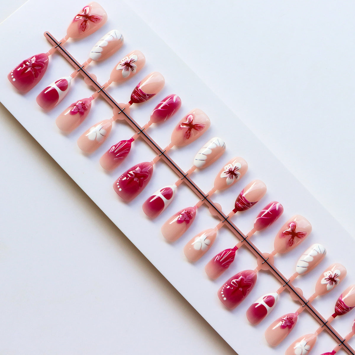 Blumenmuster Druck Auf Nail Art Kit