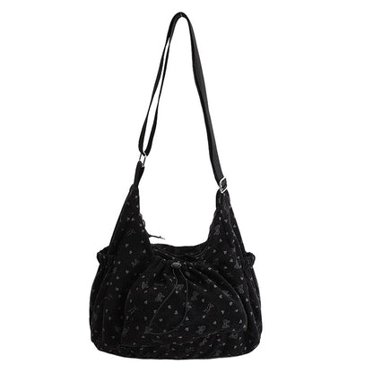 Lässige strukturierte Schultertasche