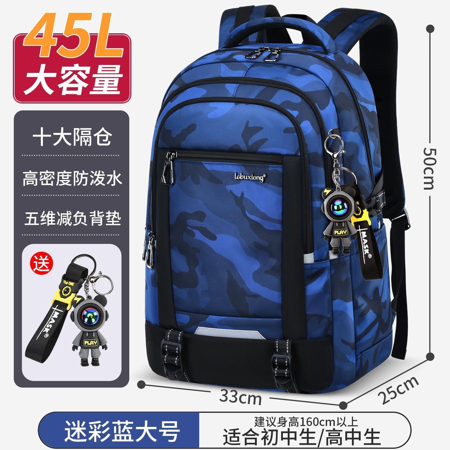 Alltags-Rucksack Mit Ergonomischem Design Und Multifunktionalen Fächern Brehn
