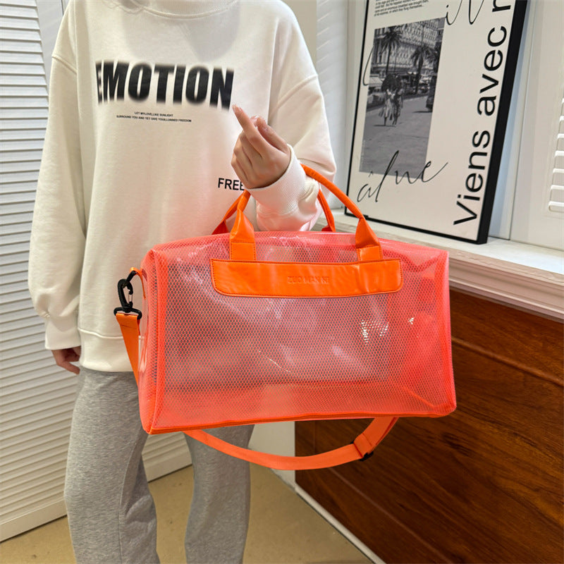 Stylische Mesh Reise Duffel Tasche Brehn