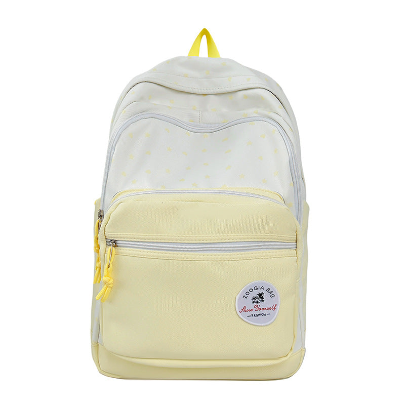 Charmanter schulrucksack mit sternmuster Brehn