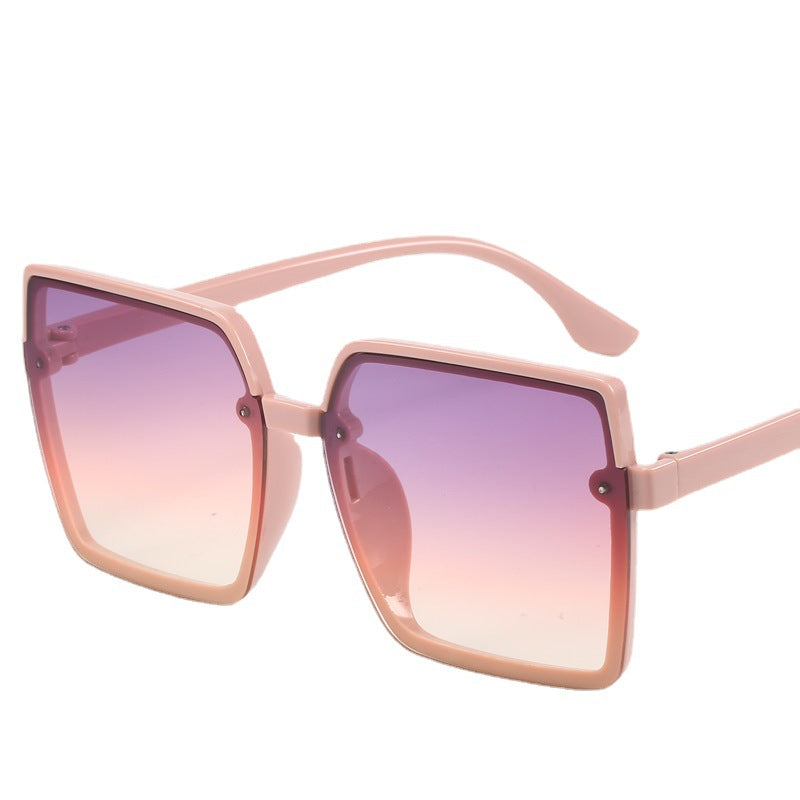 Damen Oversized Sonnenbrille mit quadratischem Rahmen Brehn