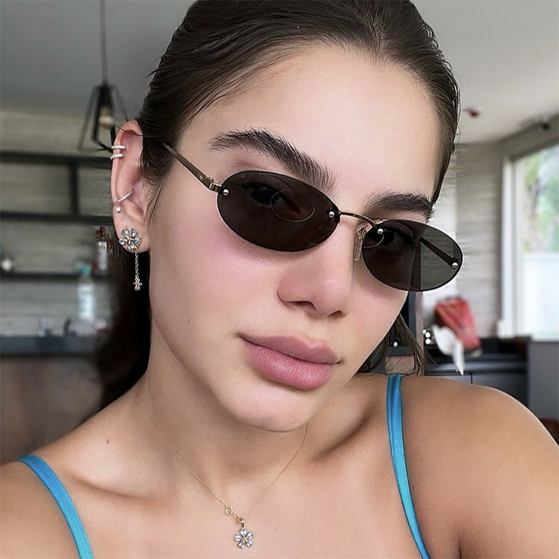Damen modische Sonnenbrille im eleganten Retro-Design Brehn