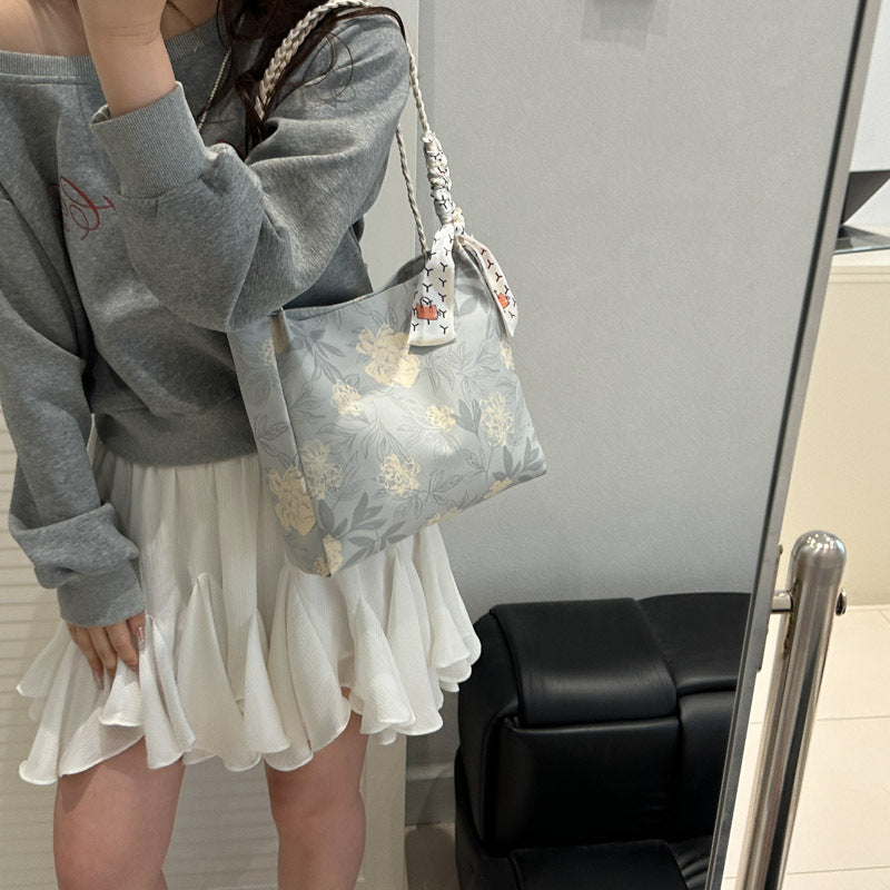 Blumenmuster Schulter Tote Bag Brehn