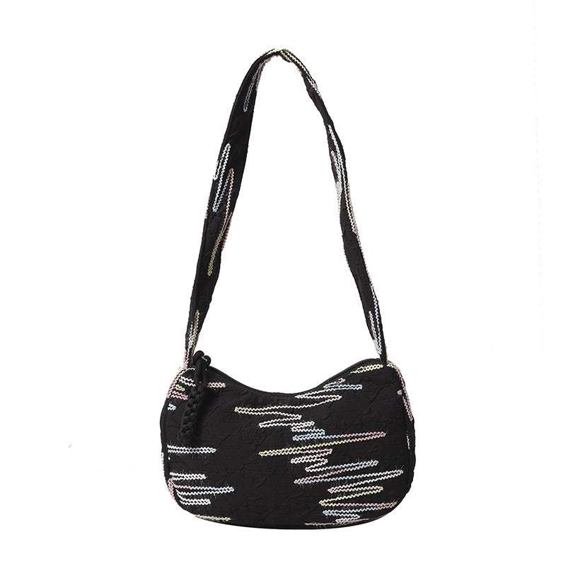 WoTextured Fabric Schultertasche Brehn