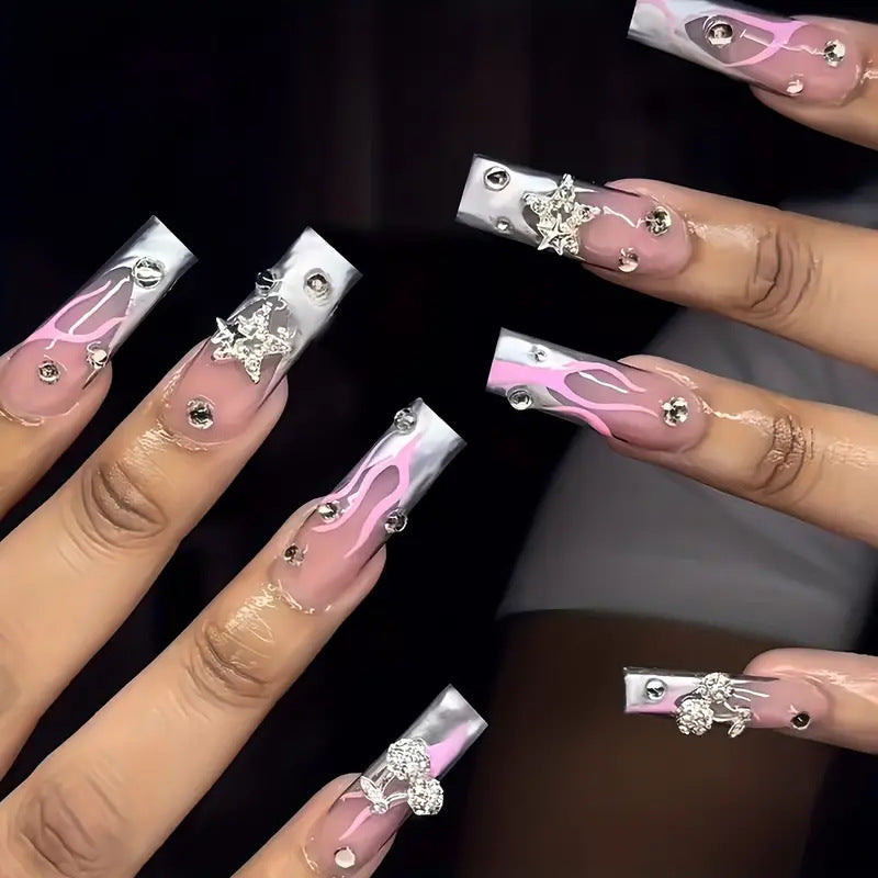 Künstlerisches Acryl-Nageldesign Brehn