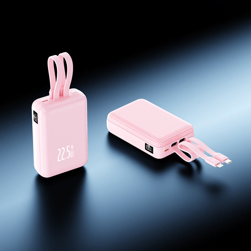 Tragbare Powerbank mit Leistungsstarker Schnellladefunktion und Innovativem Kabelmanagement Brehn