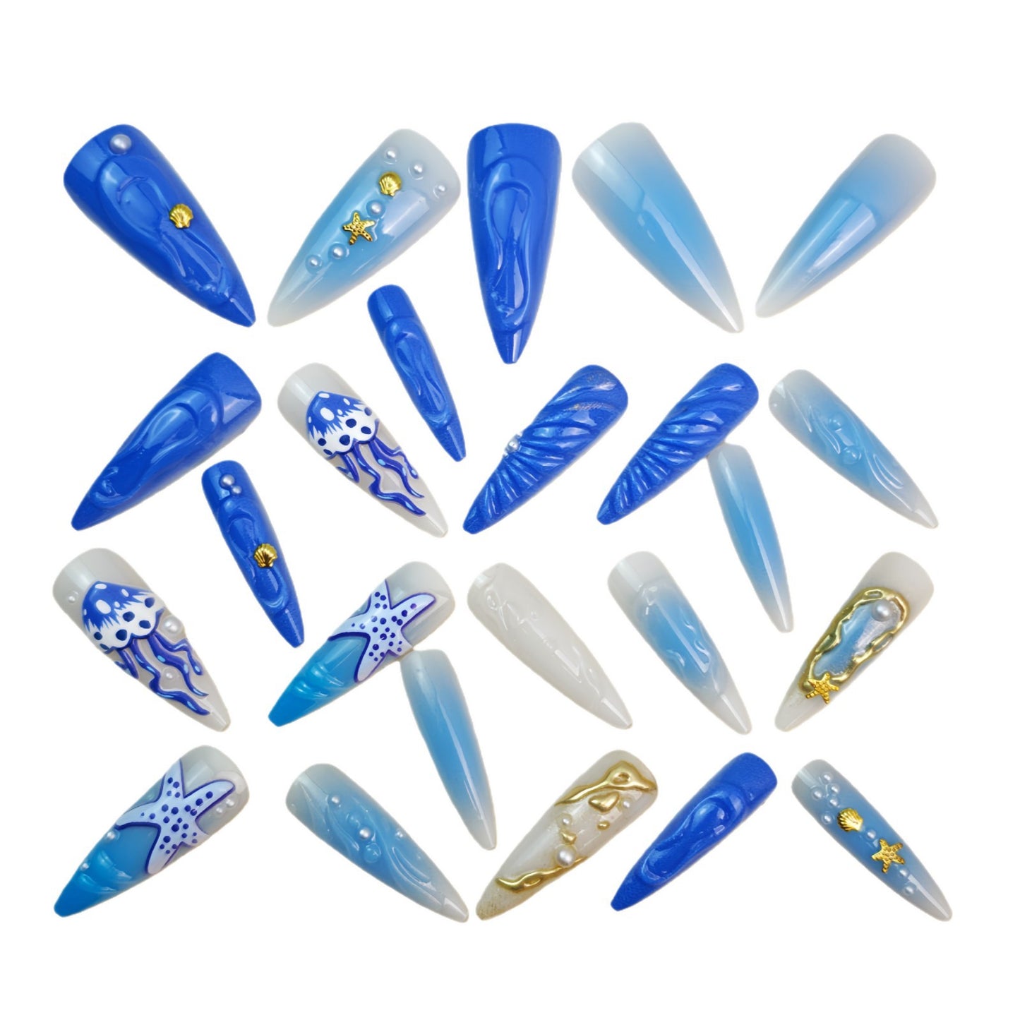 Exklusive Kunstnägel mit Maritimem Design Brehn