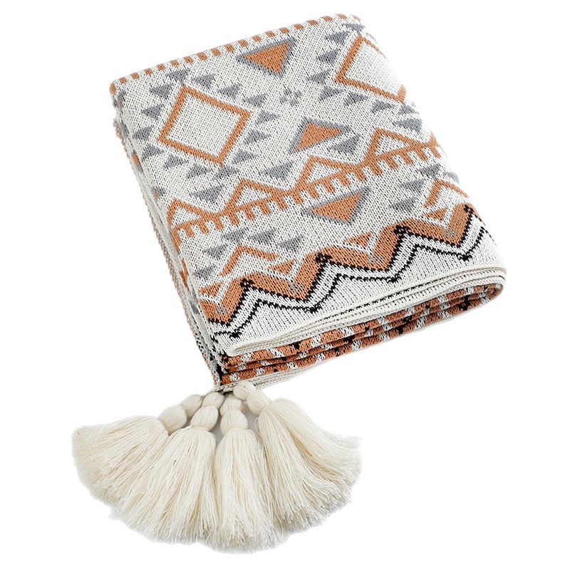 Gemütliche Strickdecke