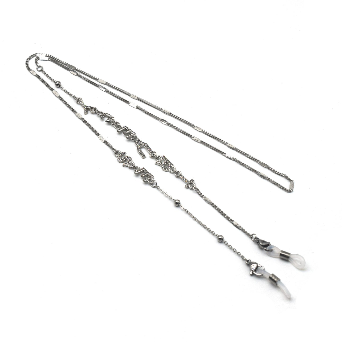Glitzernde Strass Brillen Kette Brehn