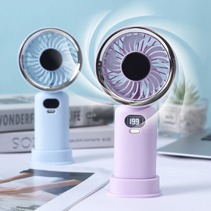 Unisex Tragbarer Handventilator mit digitaler Anzeige Brehn