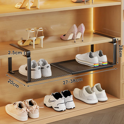 Verstellbarer Gleitschuh-Organizer für das Regal unter der Ablage