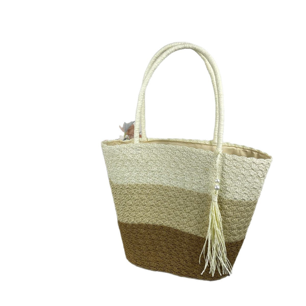 Trendige Geflochtene Strandtasche Brehn