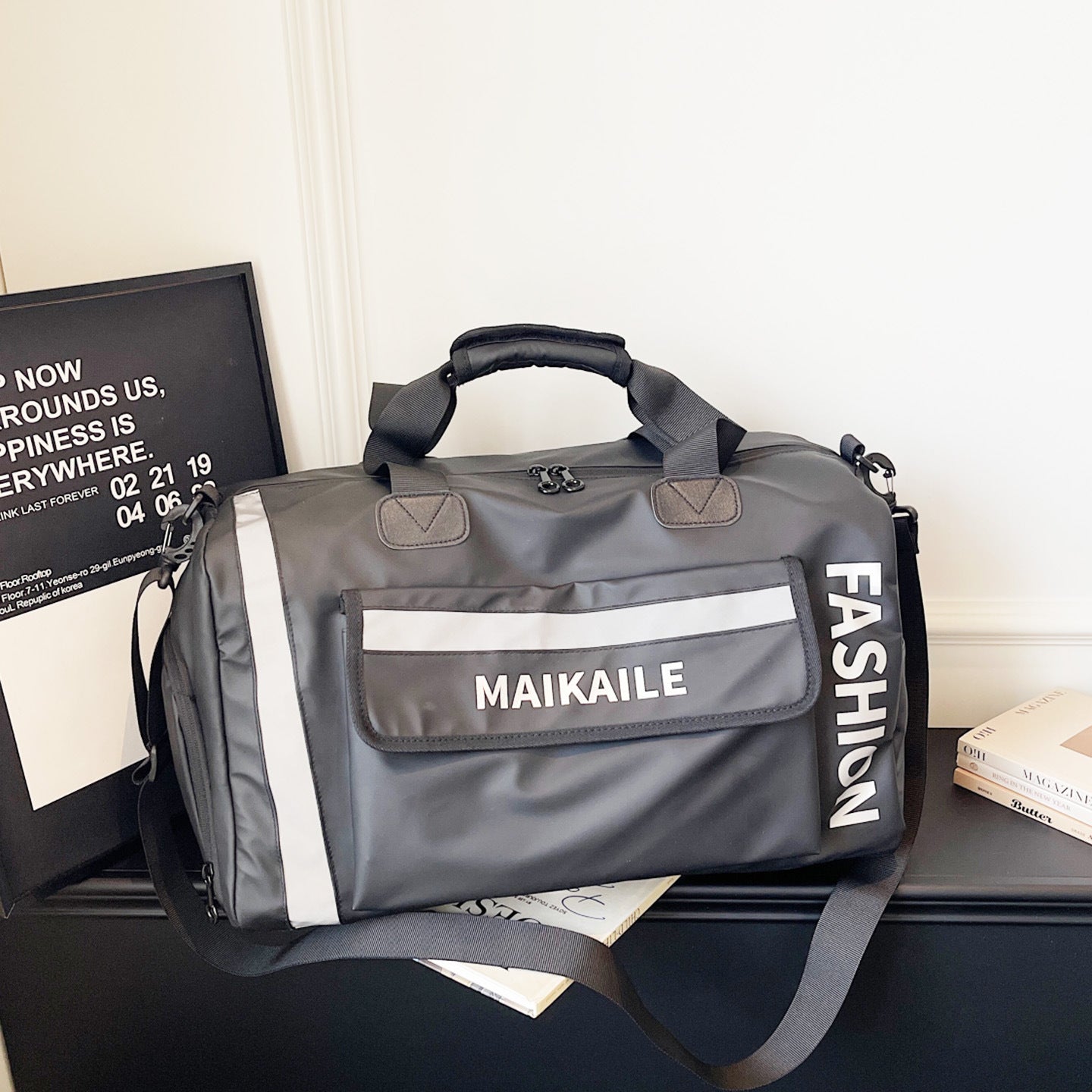 Stylische Utility Reise Duffle Brehn