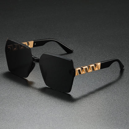 Stylische geometrische Schild Sonnenbrille Brehn