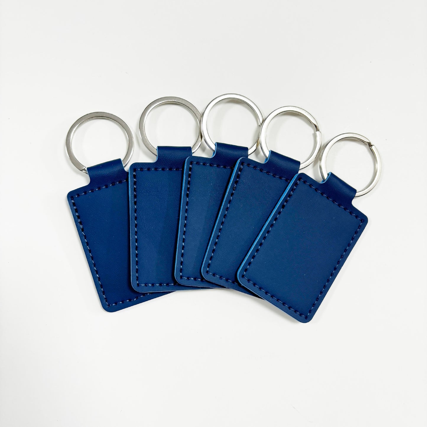 Unisex Schlüsselanhänger aus hochwertigem Kunstleder mit individuellem Etikett Brehn