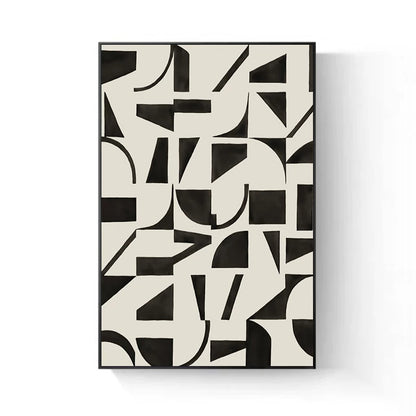 Abstrakte Geometrische Wandkunst Leinwand