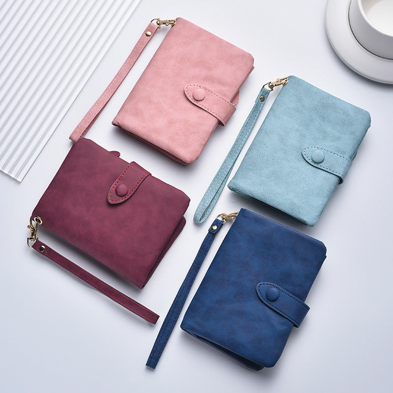 Kompakte Kunstleder Clutch Geldbörse Brehn