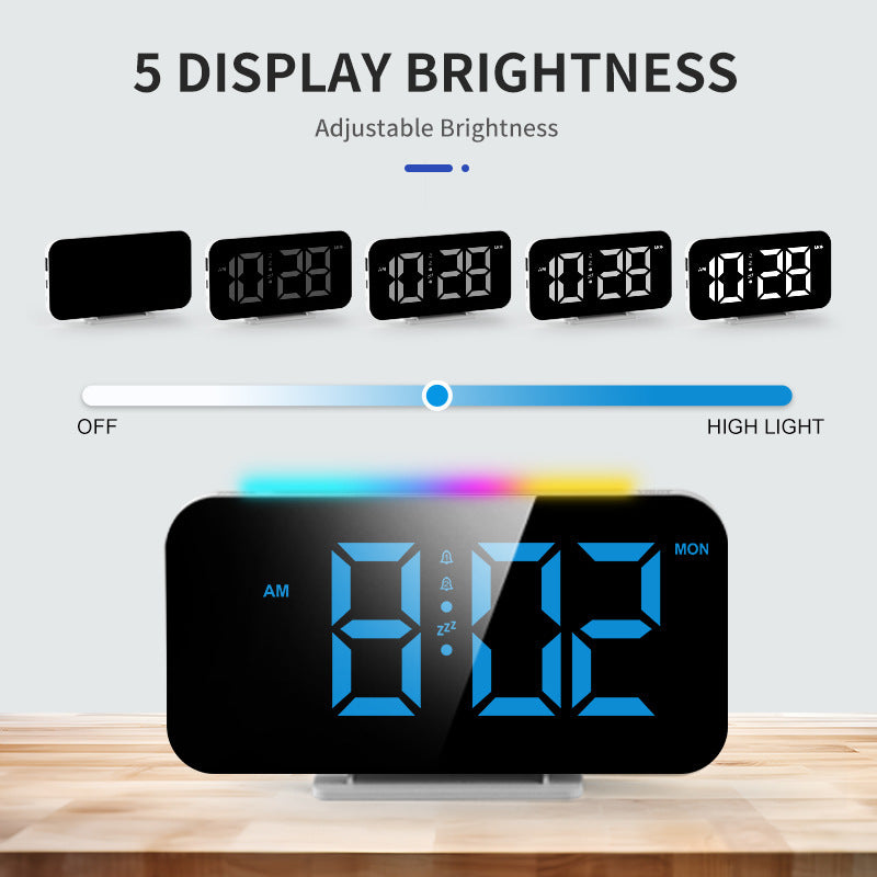 Digitaler Led Wecker mit Großem Display und Snooze-Funktion Brehn