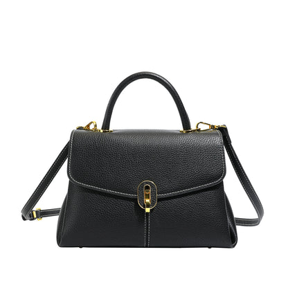 Elegante Handgefertigte Strukturierte Handtasche Brehn