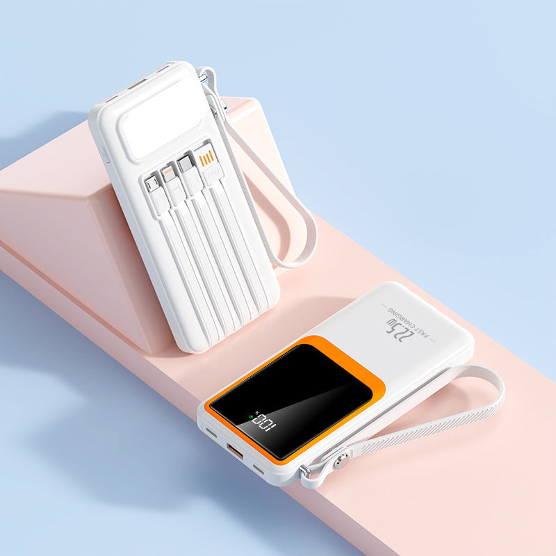 kompakte Powerbank mit digitalem Display Brehn