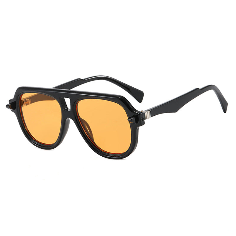 Damen rechteckige Sonnenbrille mit modernem Rahmen und polarisierten Gläsern Brehn