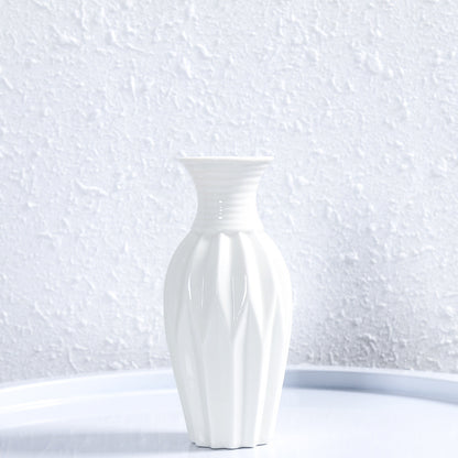 Modern gerippten Keramik Blumenvasen Brehn