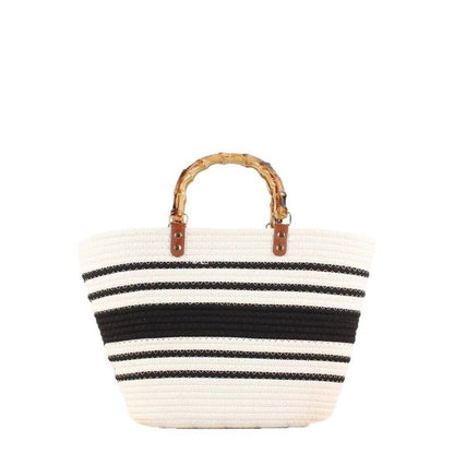 Modische Korb-Handtasche Aus Naturmaterialien Brehn