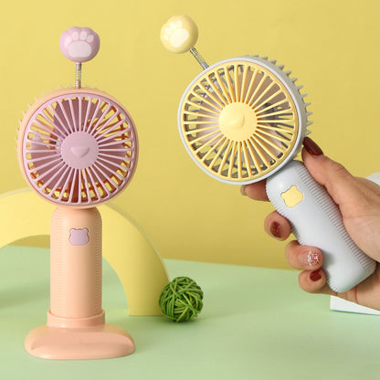 Unisex Tragbarer Handventilator mit verspieltem Tiermuster Brehn