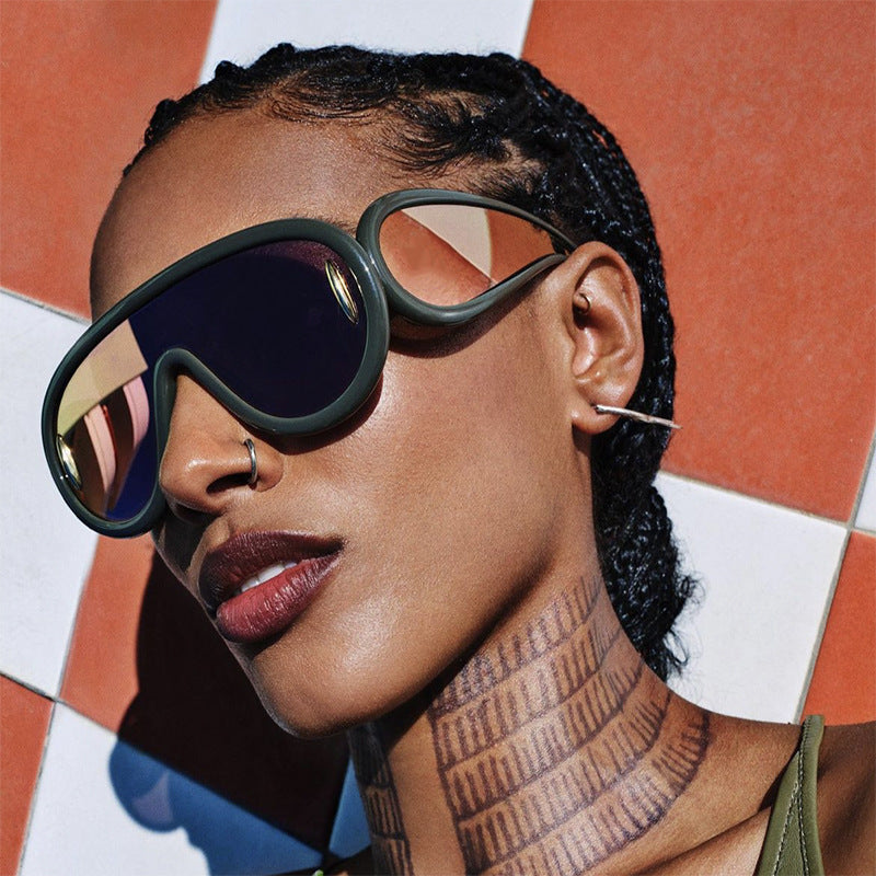 Damen modische Sonnenbrille mit abnehmbaren Gläsern Brehn