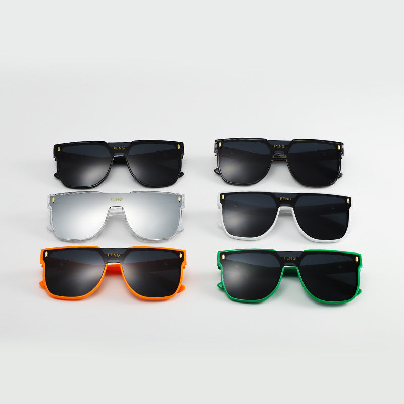 Damen modische Sonnenbrille im trendigen, geometrischen Design Brehn