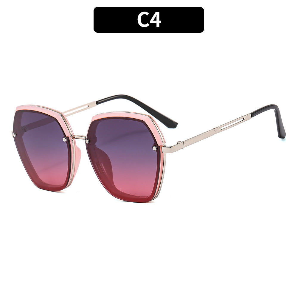 Designer Geometrische Rahmen Sonnenbrille