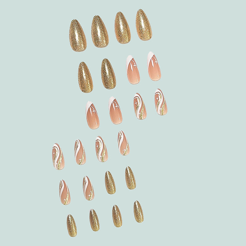 Elegante und kreative Stiletto Kunstnägel Brehn