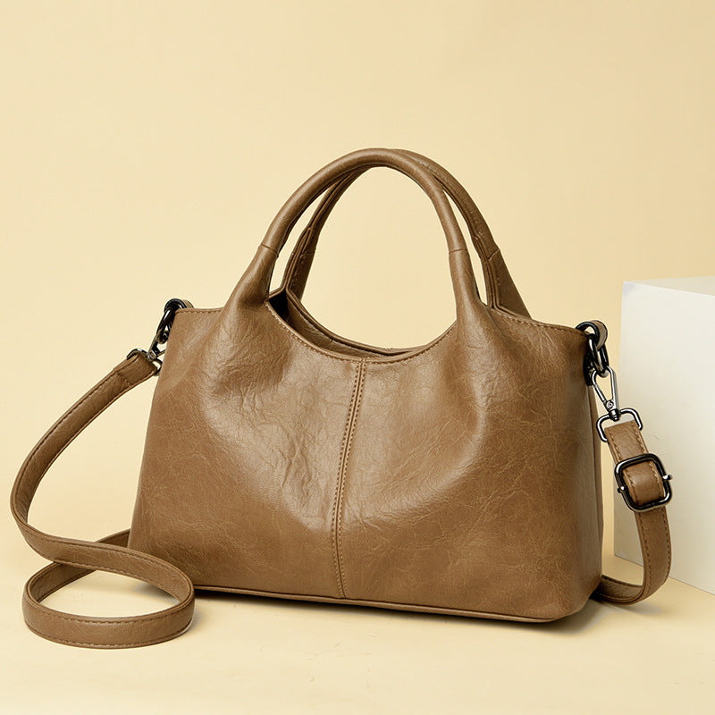 Klassische Kunstleder Handtasche Brehn
