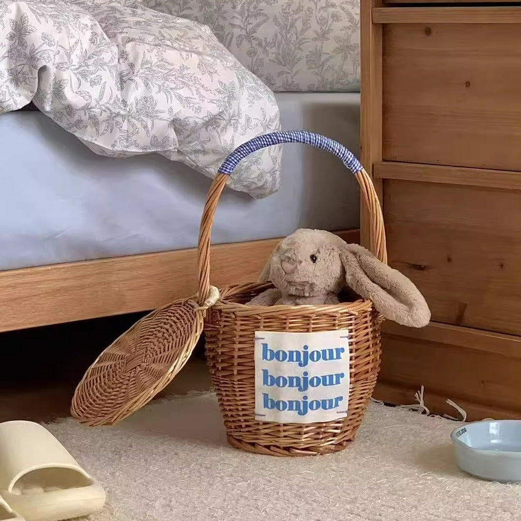 Handgewebter Dekorativer Picknickkorb Brehn