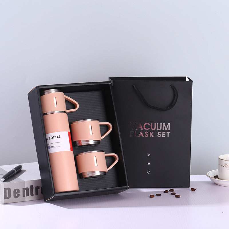 Damen Thermoset mit Kaffeetassen und Isolierflasche Brehn